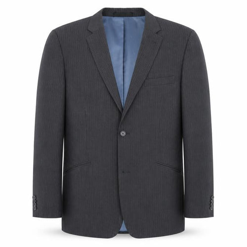 Butler & Webb Mens Grey Striped Jacket Suit Jacket