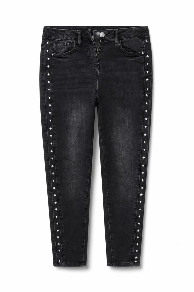 I love girls wear Girls Black  Denim Skinny Jeans Size 10 Years