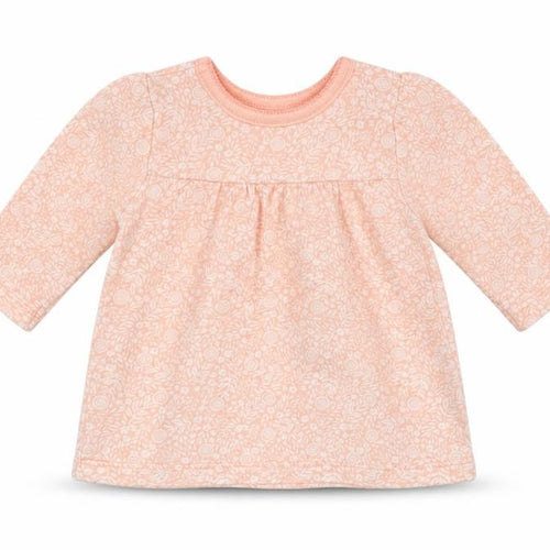 George Girls Orange Floral  T-Shirt Dress  Size 3-6 Months