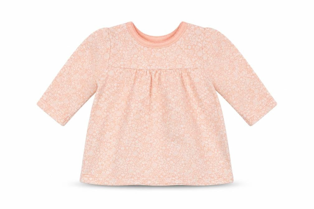 George Girls Orange Floral  T-Shirt Dress  Size 3-6 Months