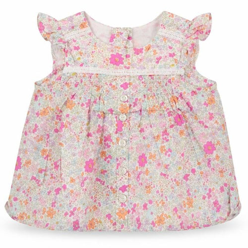 NEXT Girls Multicoloured Floral  Tank Dress  Size 6-9 Months