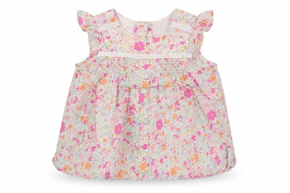 NEXT Girls Multicoloured Floral  Tank Dress  Size 6-9 Months