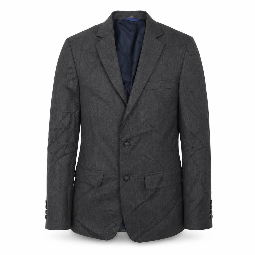 Front view of Preworn women’s grey jacket blazer, size UK 36