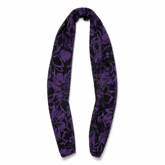Front view of Marks & Spencer Purple Floral Shawl/Wrap