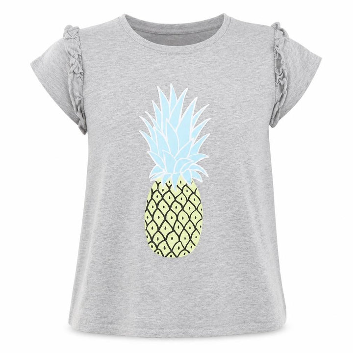Matalan Girls Grey   Basic T-Shirt Size 9 Years  - Pineapple