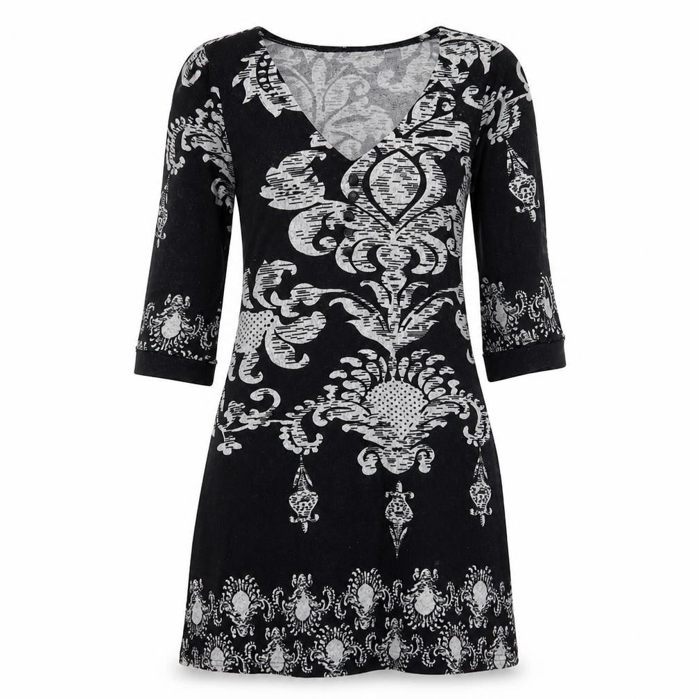 izabel Womens Blue Floral  Shirt Dress  Size S