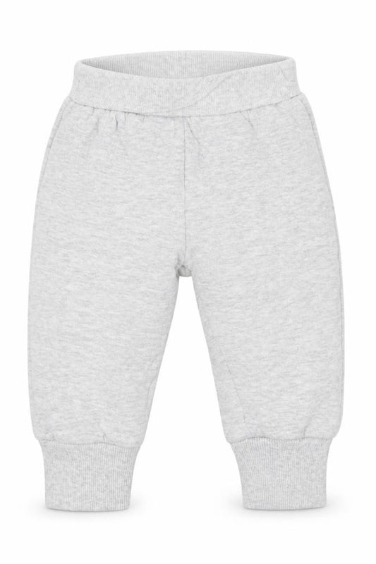 Front view of F&F boys’ grey track pants trousers, size 9-12, months