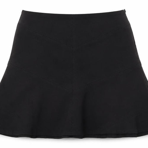 LOFT Womens Black   Flare Skirt Size 6  - Stretch waistband