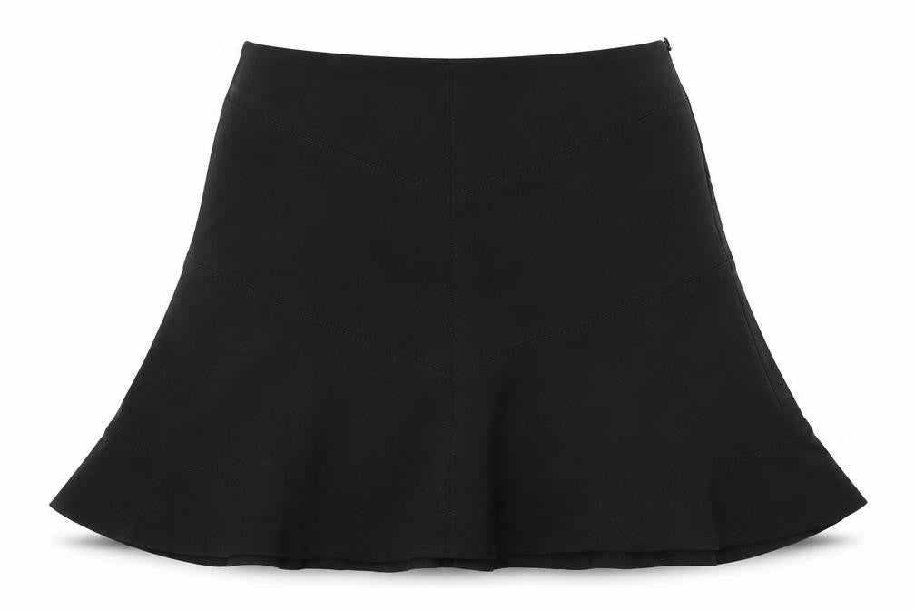 LOFT Womens Black   Flare Skirt Size 6  - Stretch waistband
