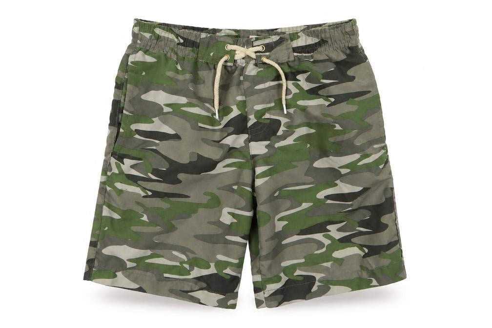 Store Twenty One Boys Green Camouflage  Cargo Shorts Size 3-4 Years