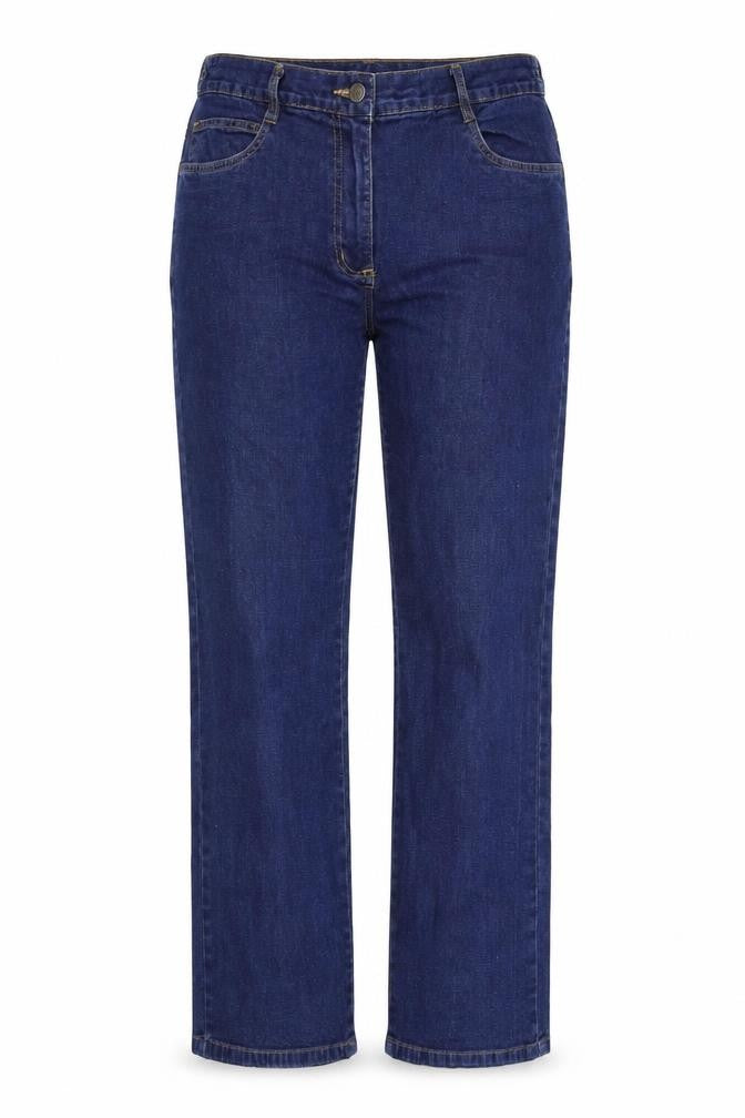 BEING CASUAL Womens Blue   Straight Jeans Size L L31 in