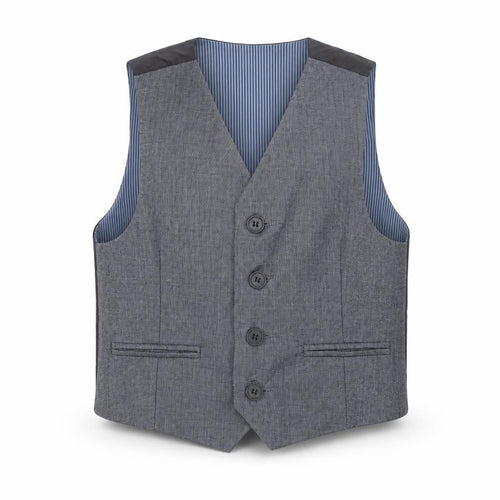 John Lewis Boys Grey   Jacket  Size 4 Years  - Waistcoat