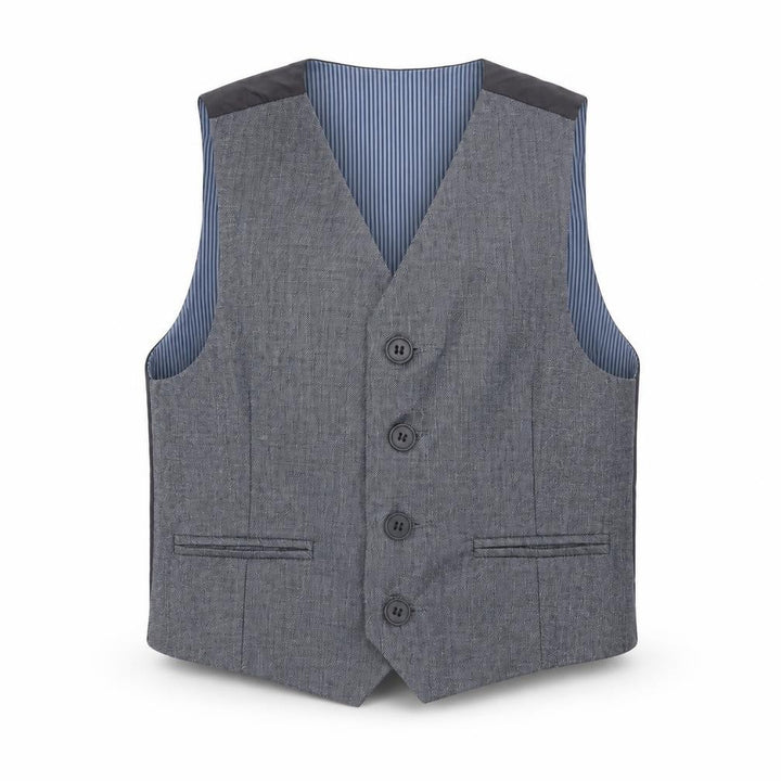 John Lewis Boys Grey Jacket Size 4 Years - Waistcoat