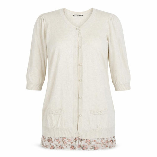 George Womens Ivory  Knit Cardigan Jumper Size 12