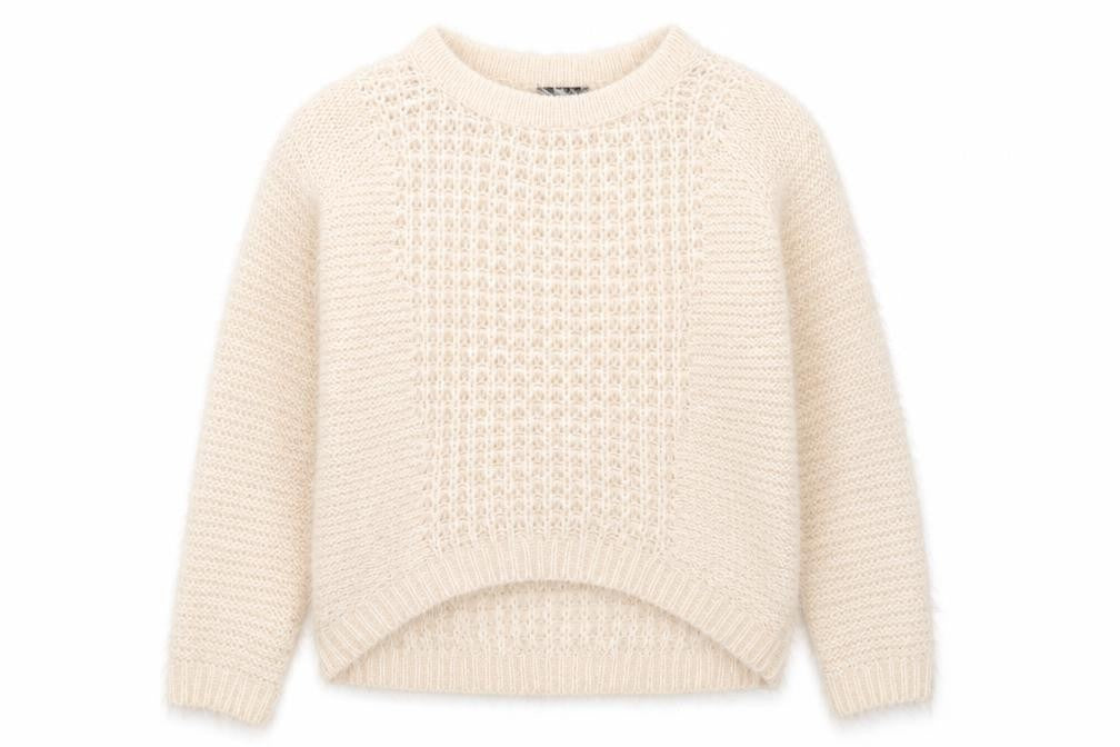Front view of New Look women’s pink jumper, size UK 8
