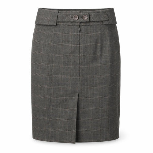 Preworn  Womens Brown Check  Bandage Skirt Size 30 in