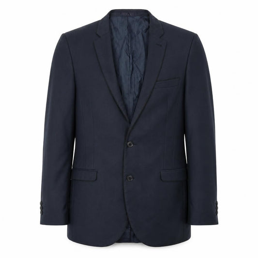 Front view of Next men’s blue jacket suit jacket, size 38