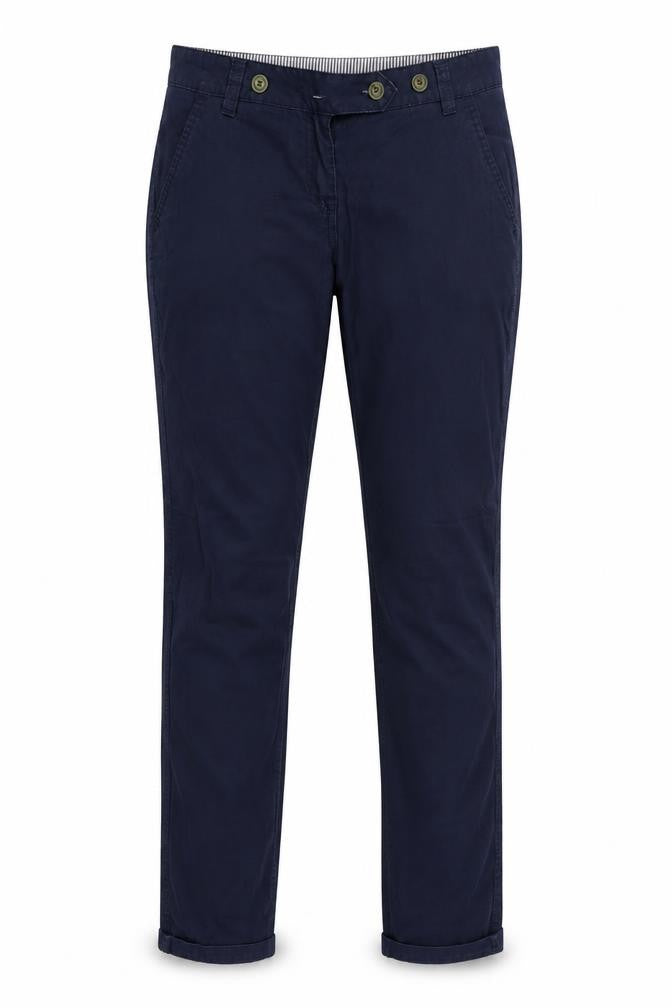 deniem & co Womens Blue Houndstooth  Trousers  Size 10 L27 in