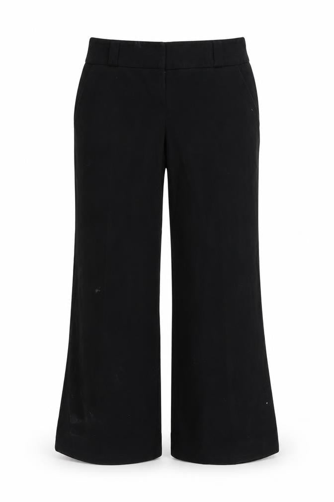 Papaya Womens Black   Trousers  Size 14 L26 in