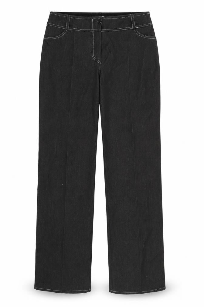 Alka Womens Black   Trousers  Size 14 L31 in