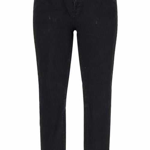 deniem & co Womens Black   Straight Jeans Size L L32 in