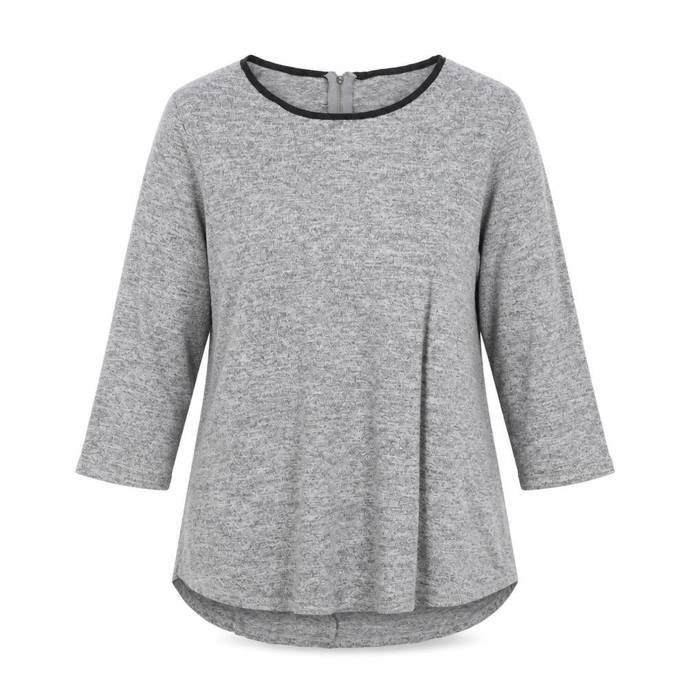 Front view of Primark women’s grey knit jumper, size XL