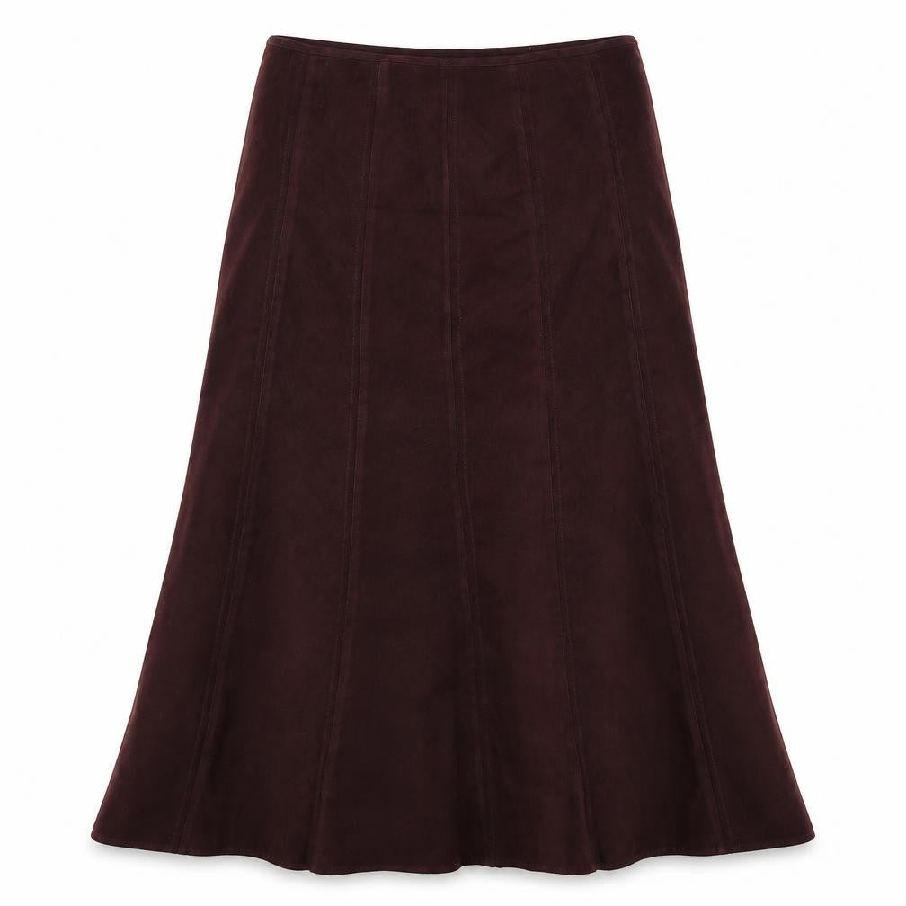 New Look Womens Red   Flare Skirt Size 35 in