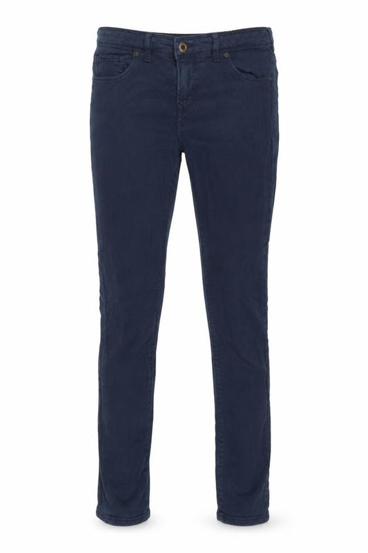 Front view of Jack Wills women’s blue denim skinny jeans, size UK 27, in, 30-inch leg