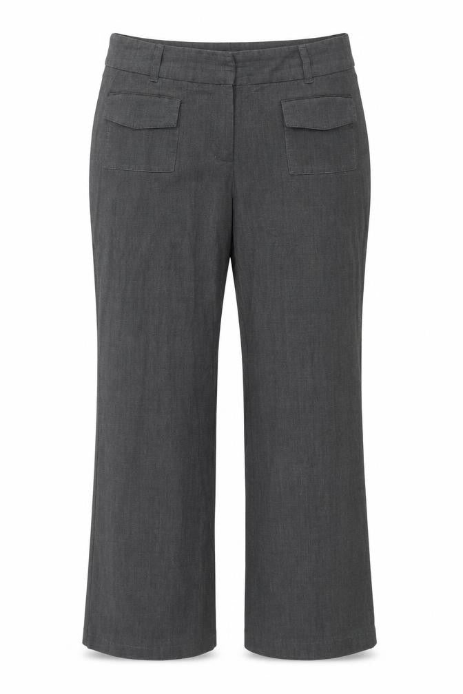 Marks and Spencer Womens Grey   Trousers  Size 14 L20 in