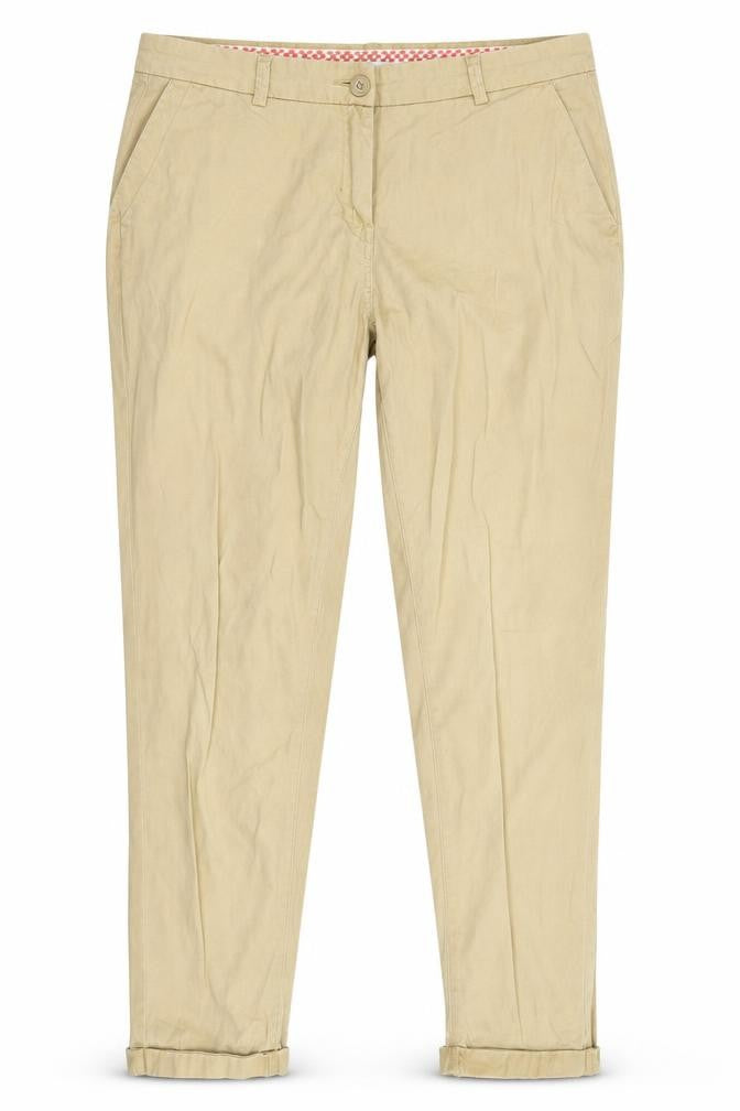 Peacocks Womens Beige   Chino Trousers Size 10 L27 in