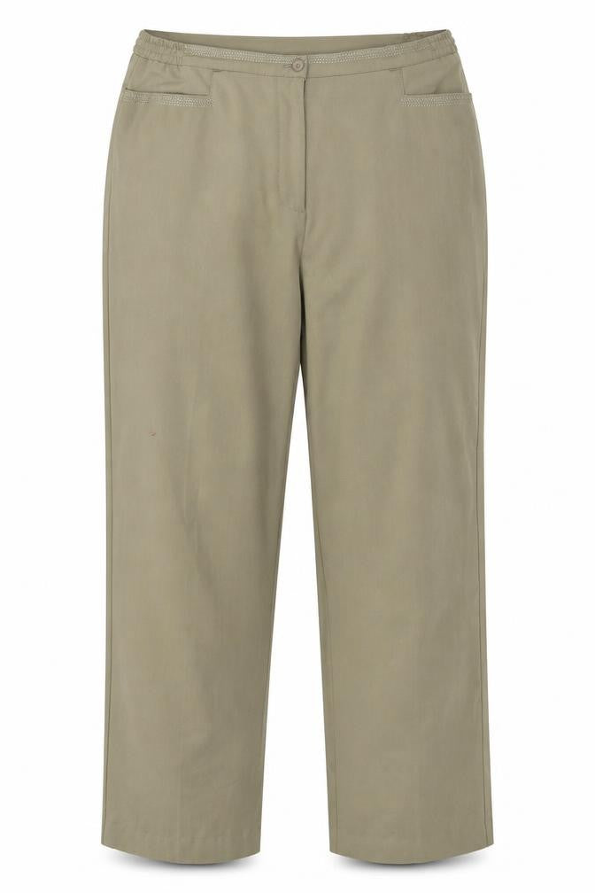 Oscar B Womens Beige   Trousers  Size 16 L31 in