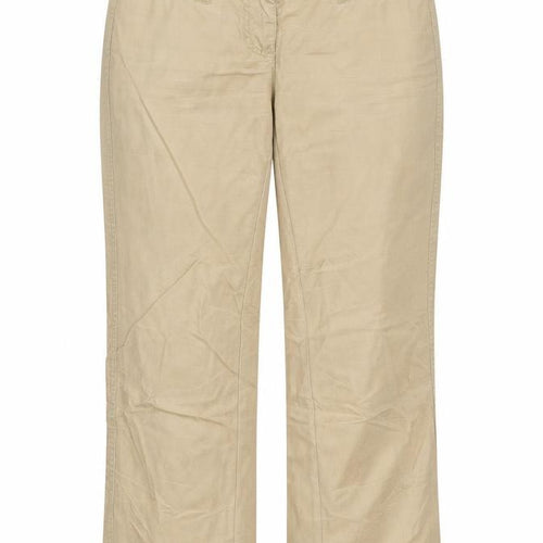 Lefros Womens Beige   Trousers  Size 28 in L28 in