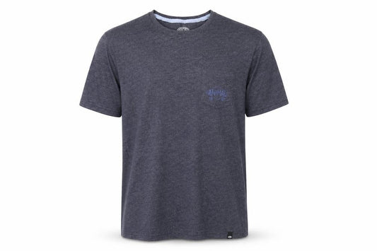 Front view of aanimal men’s blue t-shirt, size M