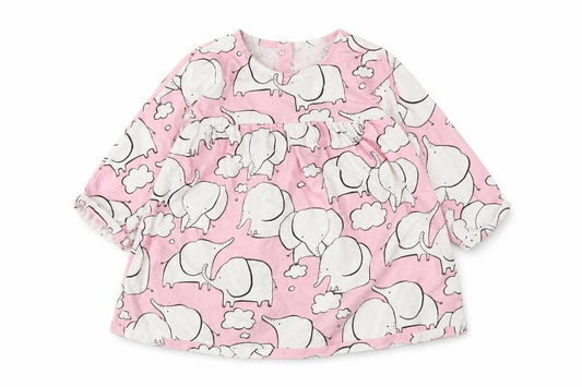 Front view of Next boys’ pink basic t-shirt, size 12-18, months