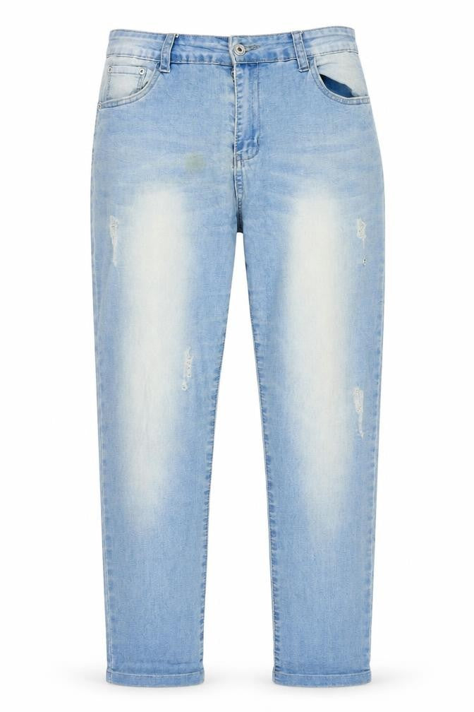idodo Womens Blue  Denim Straight Jeans Size 12 L25 in