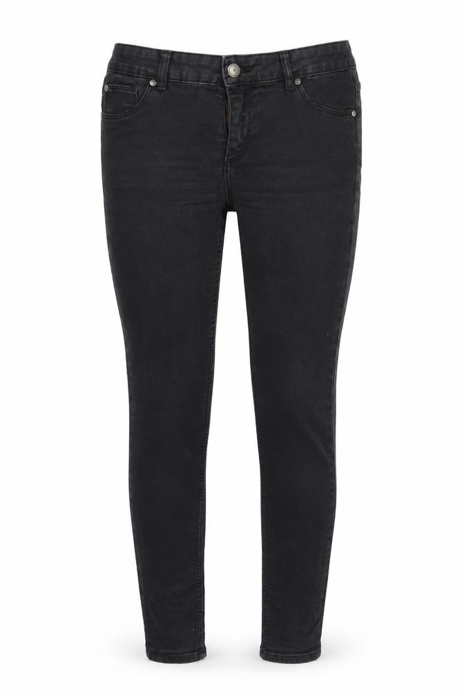 Preworn Womens Black  Denim Jegging Jeans Size M L30 in