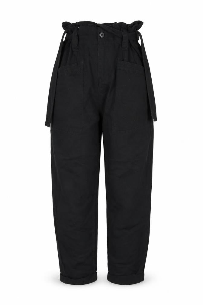 Preworn Womens Black   Trousers  Size 8 L20 in