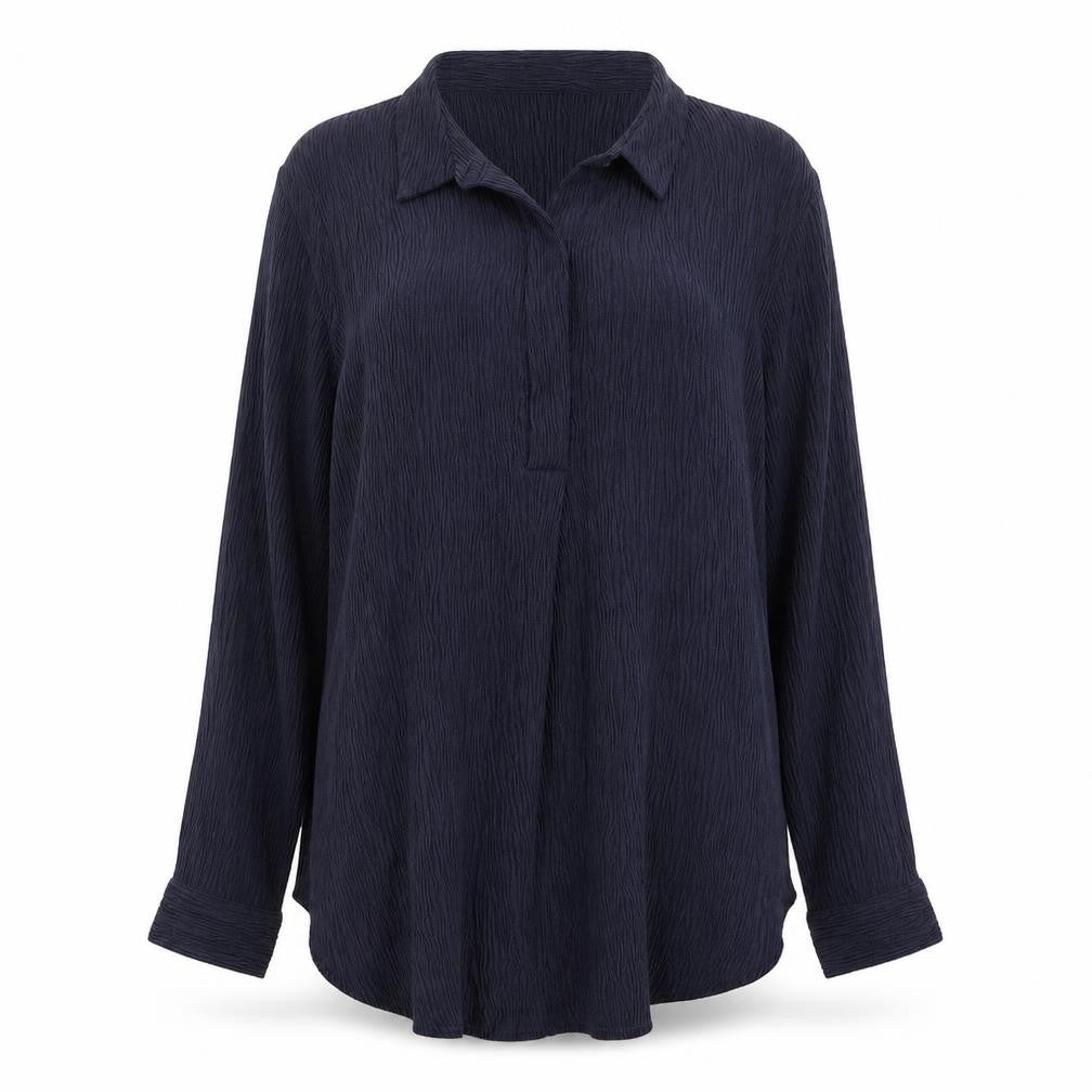 riva Womens Blue   Basic Button-Up Size S