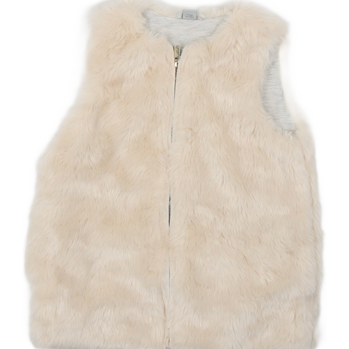 TU Girls White   Gilet Jacket