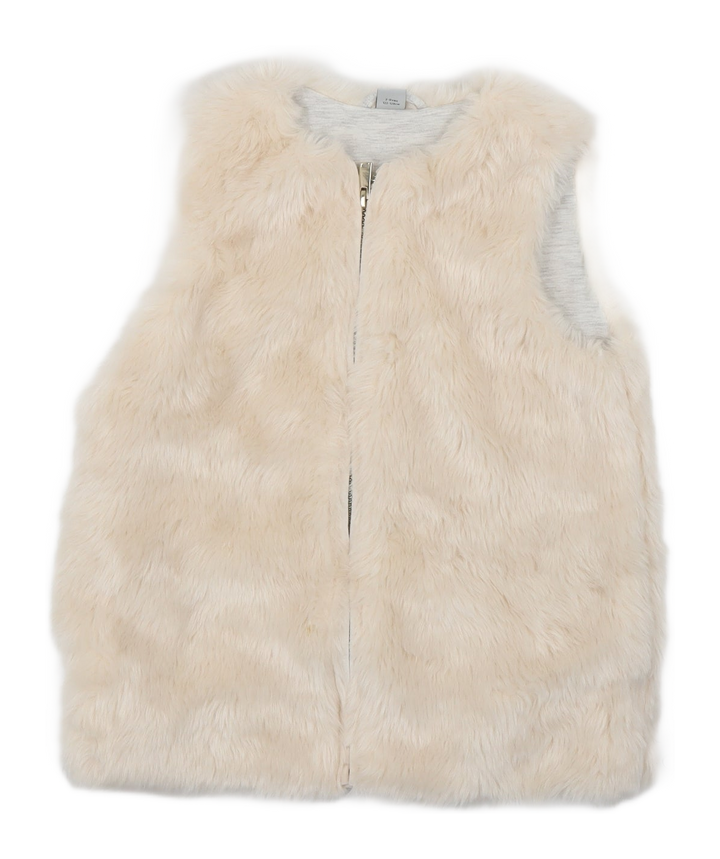 TU Girls White Gilet Jacket