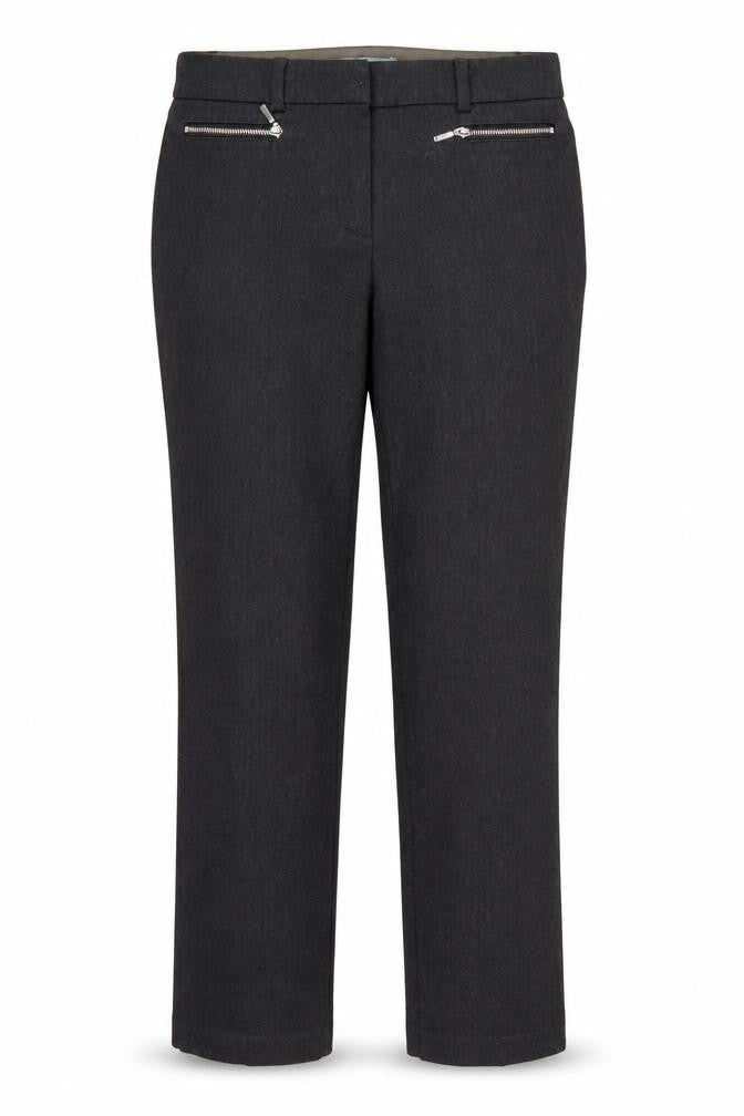 M&S Womens Grey   Trousers  Size 8 L28 in