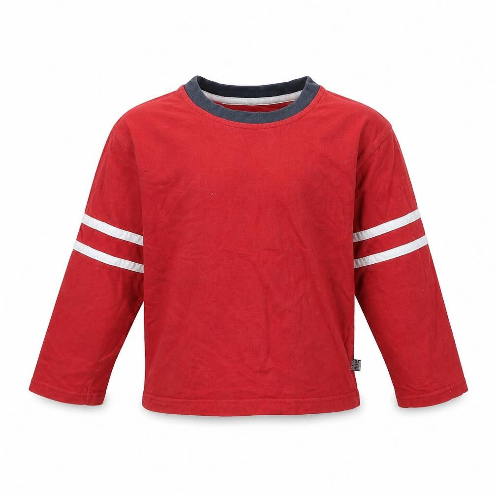 m&s Girls Red   Basic T-Shirt Size 4 Years