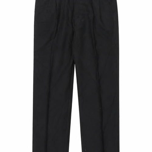 Premiere Mens Black   Trousers  Size 34 L30 in
