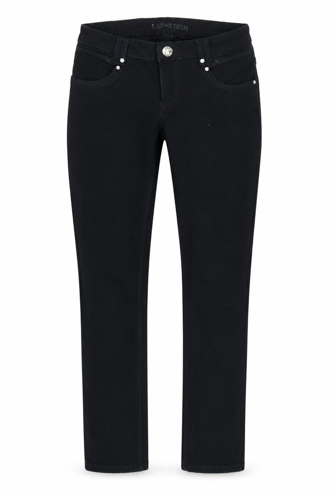 Musketeer Jeans Womens Black  Denim Skinny Jeans Size 28 in L30 in
