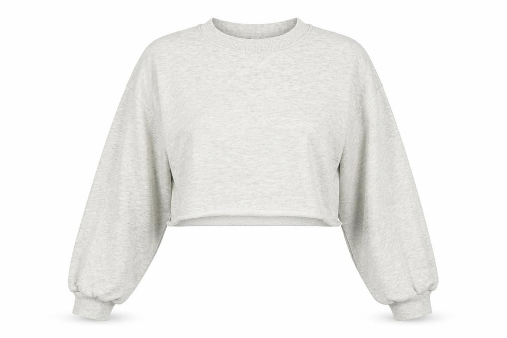 Divided Womens Grey   Pullover Sweatshirt Size S  - Cropped