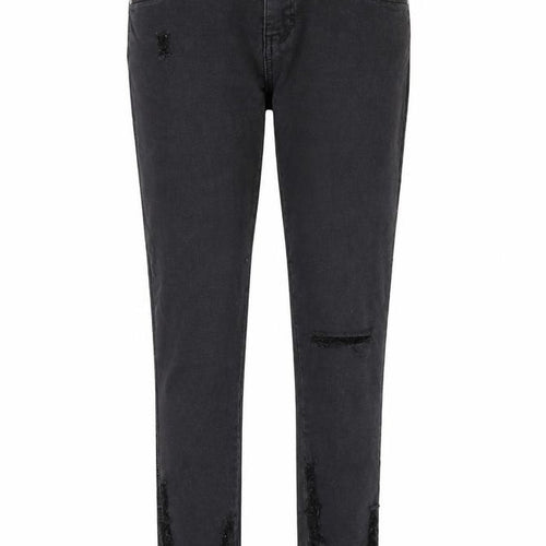 Denim & Co. Womens Black   Straight Jeans Size 12 L26 in