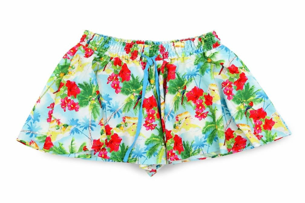 Floozie Womens Multicoloured Floral  Hot Pants Shorts Size 8