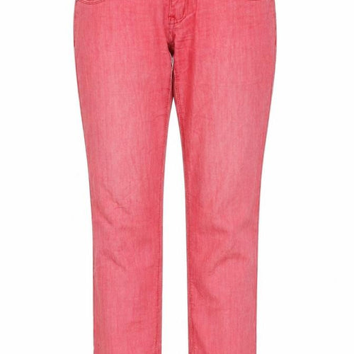 dele Womens Pink  Denim Straight Jeans Size 12 L31 in