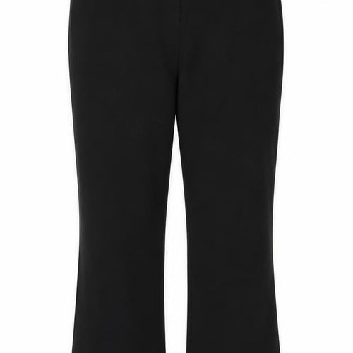Mia Moda Womens Black   Trousers  Size 12 L25 in