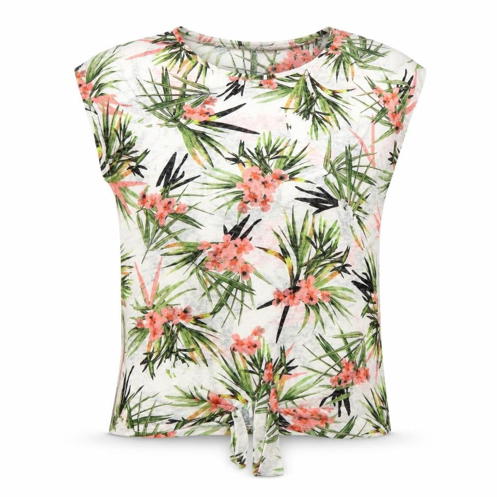 Wallis Womens Green Floral  Camisole T-Shirt Size S